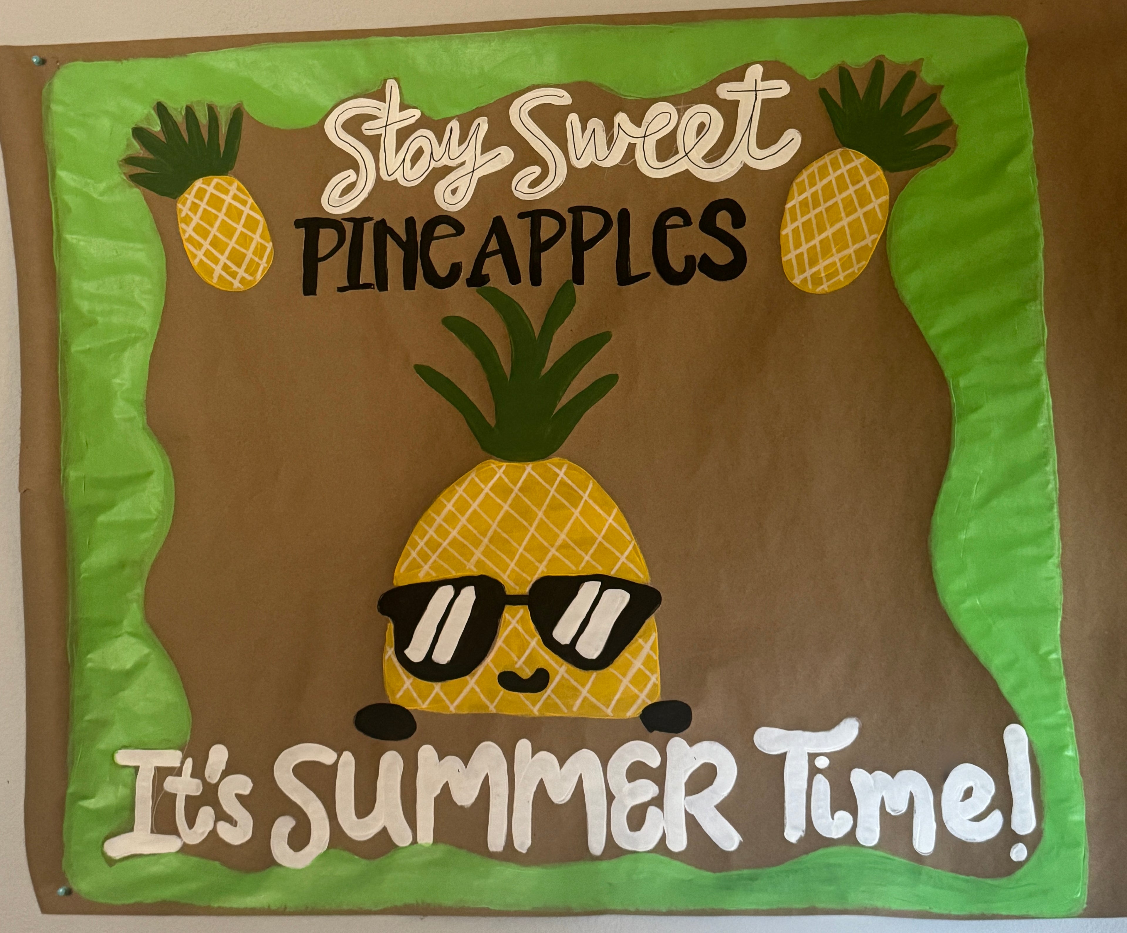 Custom, Hand Painted  Kraft Paper Banners for Parties & Events