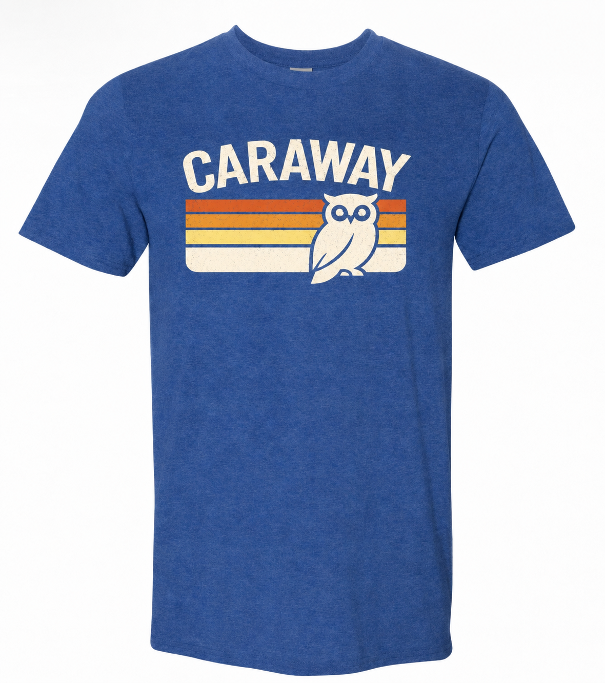 Owl Blue Striped Tshirt Kids