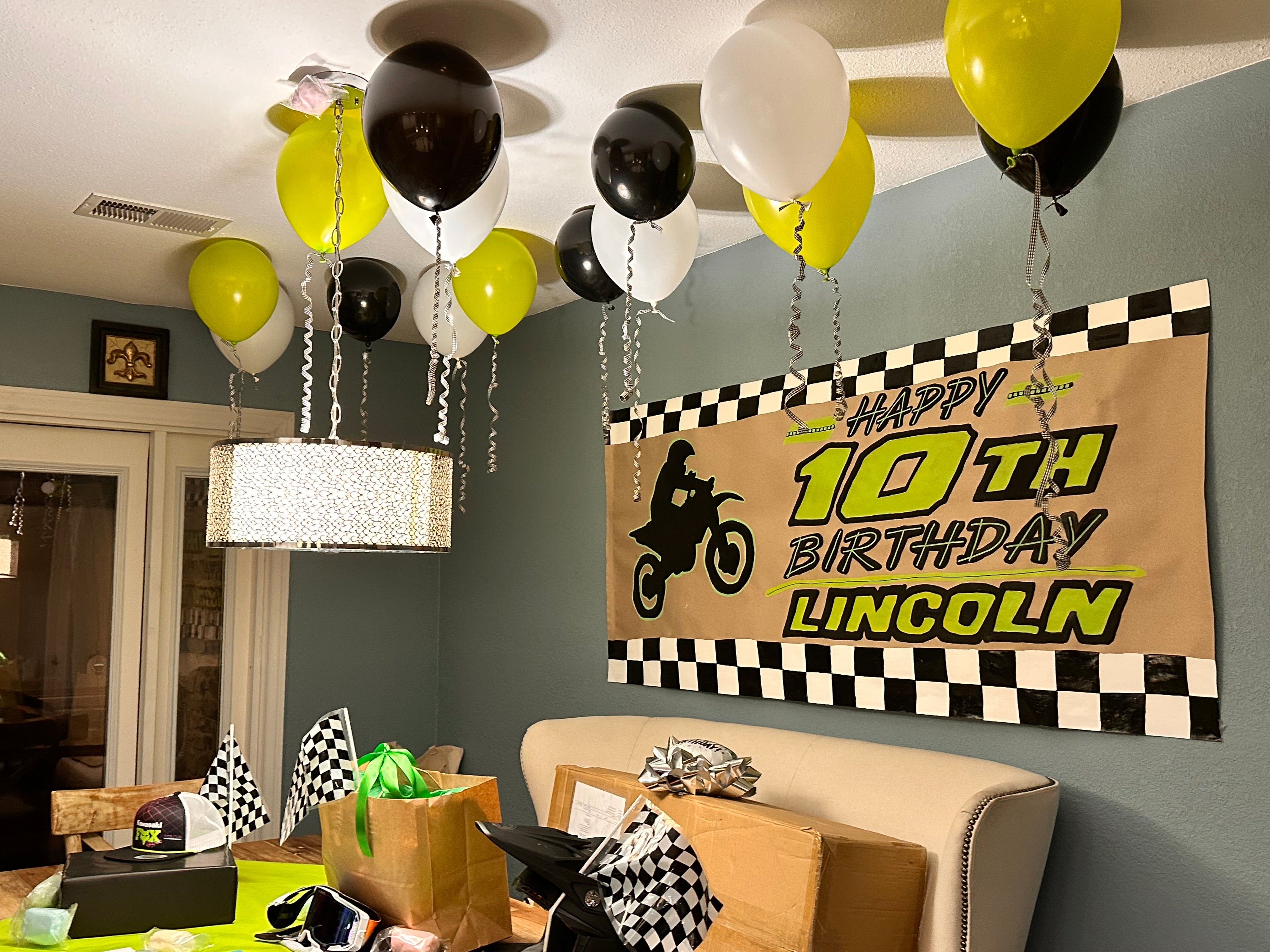 Custom, Hand Painted  Kraft Paper Banners for Parties & Events