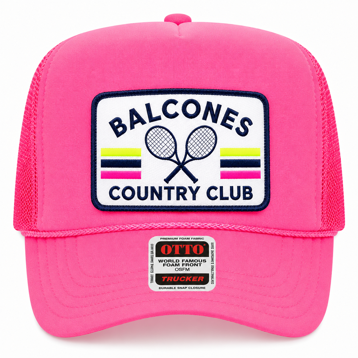 Balcones Country Club Hot Pink Trucker Hat
