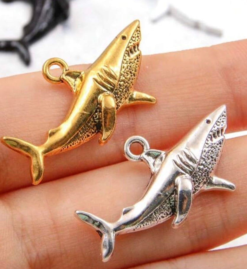 Shark Ribbon Holder Charm