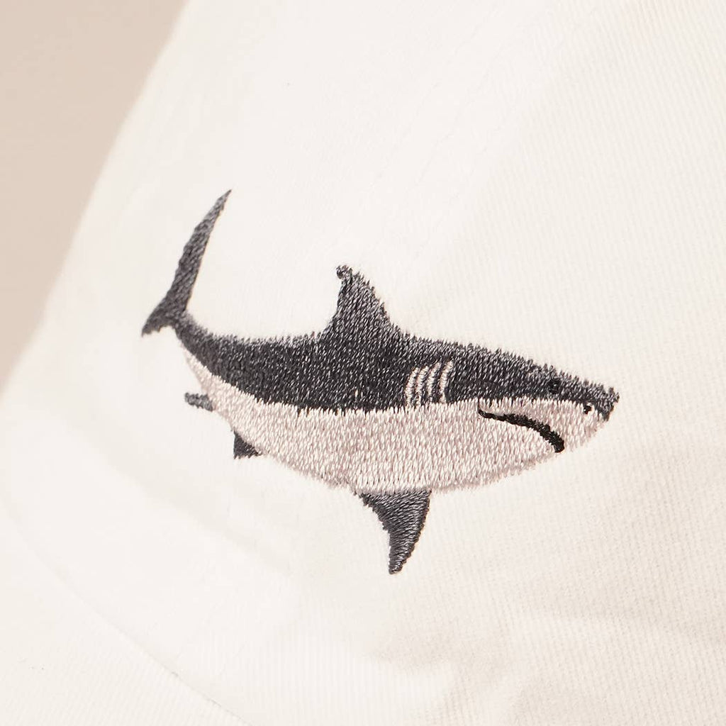Shark Embroidered Baseball Cap Hat
