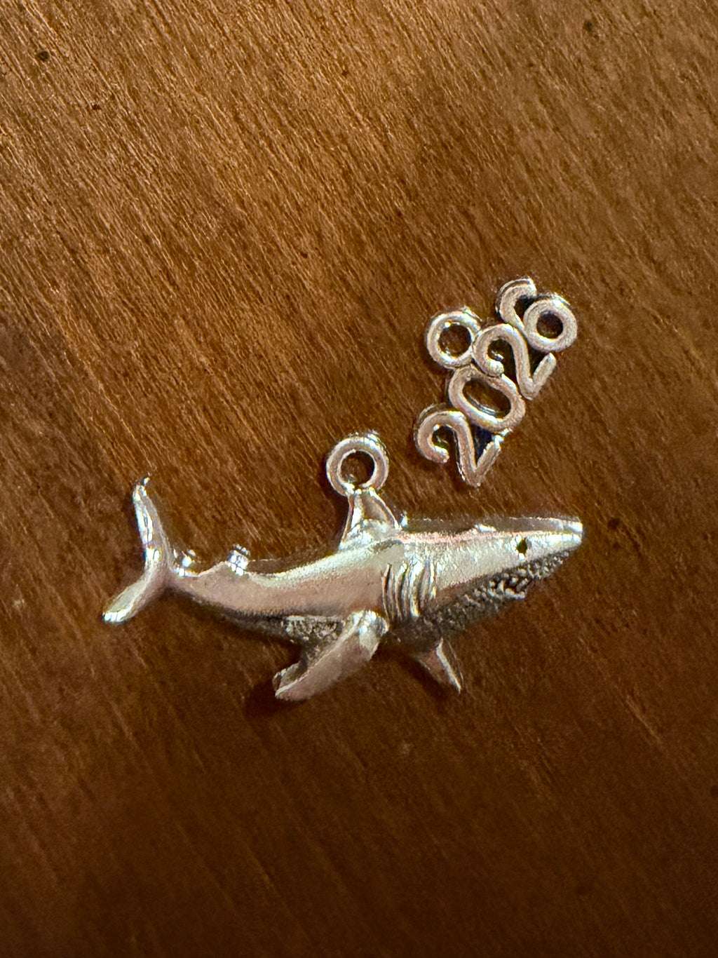 Balcones Sharks Ribbon Holder Charm Bundle | Set of 2 | Shark Charm + 2026 Season Charm